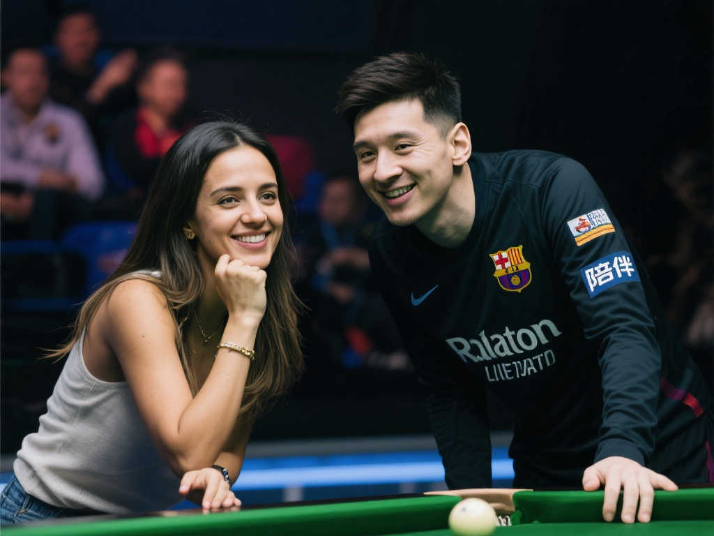 赵心童女友贴心举动！颁奖后细心清理碎屑，气质优雅，赛后全程相伴